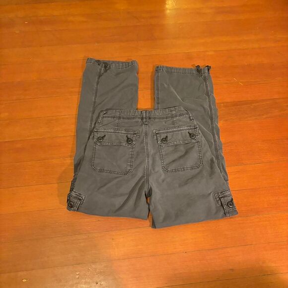 American Eagle Outfitters Women's Grey Cargo Pants Size 2 - Picture 3 of 6